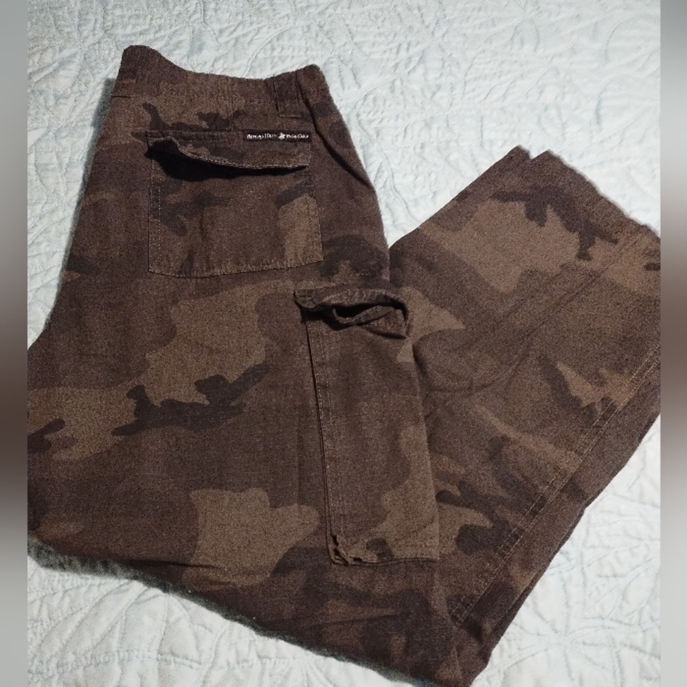 Beverly Hills Polo Club Brown Camo Cargo Pants